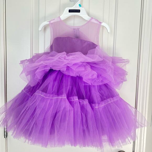 Girls' Elegant Party Dress – Perfect for Piano Recitals, Weddings & Birthdays 3T - Picture 1 of 5